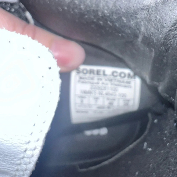 White Waterproof Sorel Lennox Lace Up Boots - Picture 5 of 6